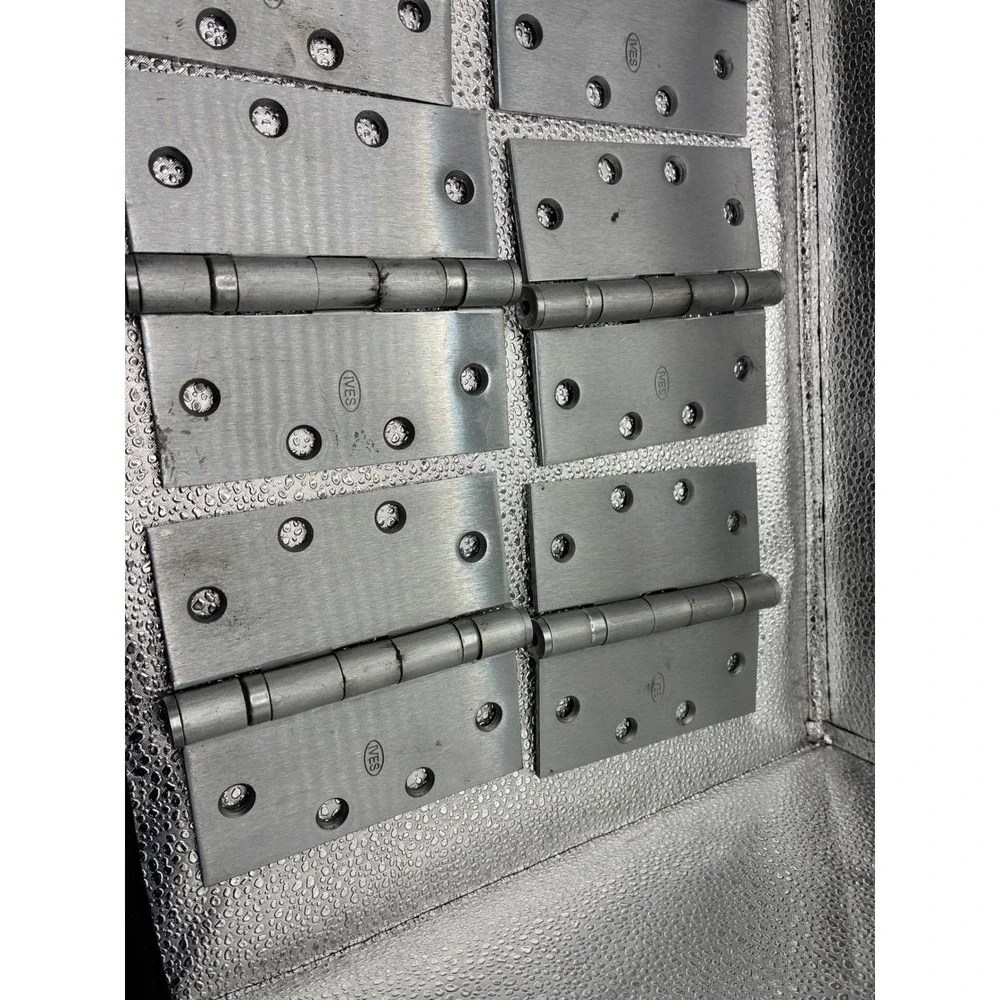 Ives Stainless Steel Commercial Door Hinges Lot of 6 Heavy Duty Brushed Finish